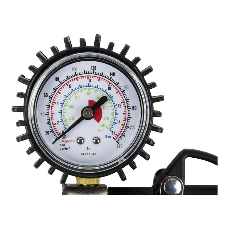 STIER compressed air set premium 3-piece tire pressure gauge spiral hose