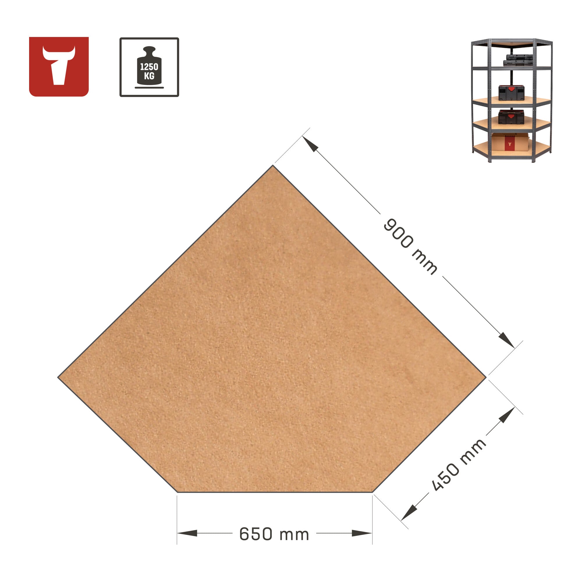 STIER plug-in shelving unit, shelf load 350kg