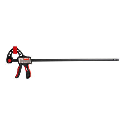 STIER one-hand clamp 600 mm clamping width 80 mm projection for clamping and spreading