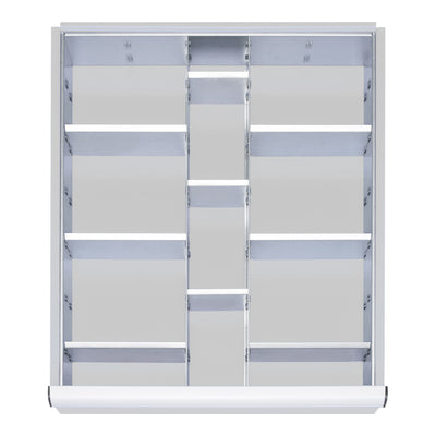 STIER divider set for drawers with a panel height of 180-360mm 2x9 dividers