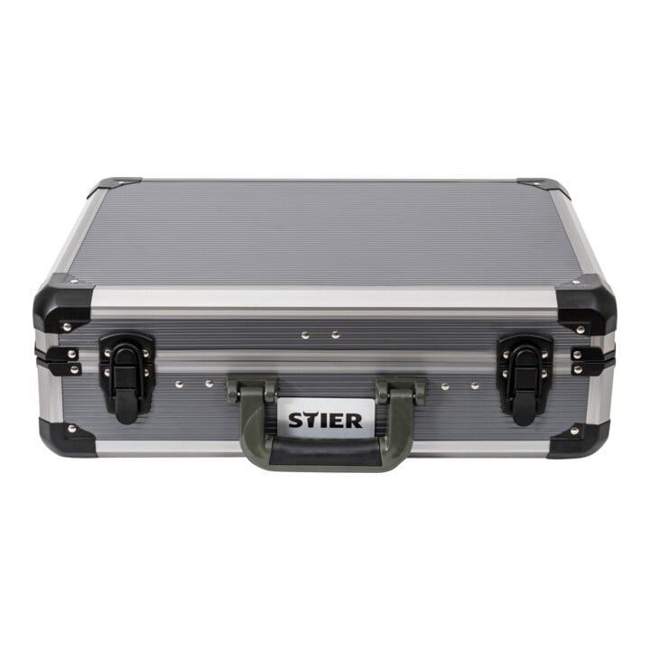 STIER electrician's tool assortment tool case 128-piece spirit level hammer