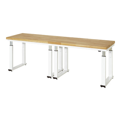STIER Electrically Height-Adjustable Workbench Premium WxDxH 2500x700x740-1140 mm