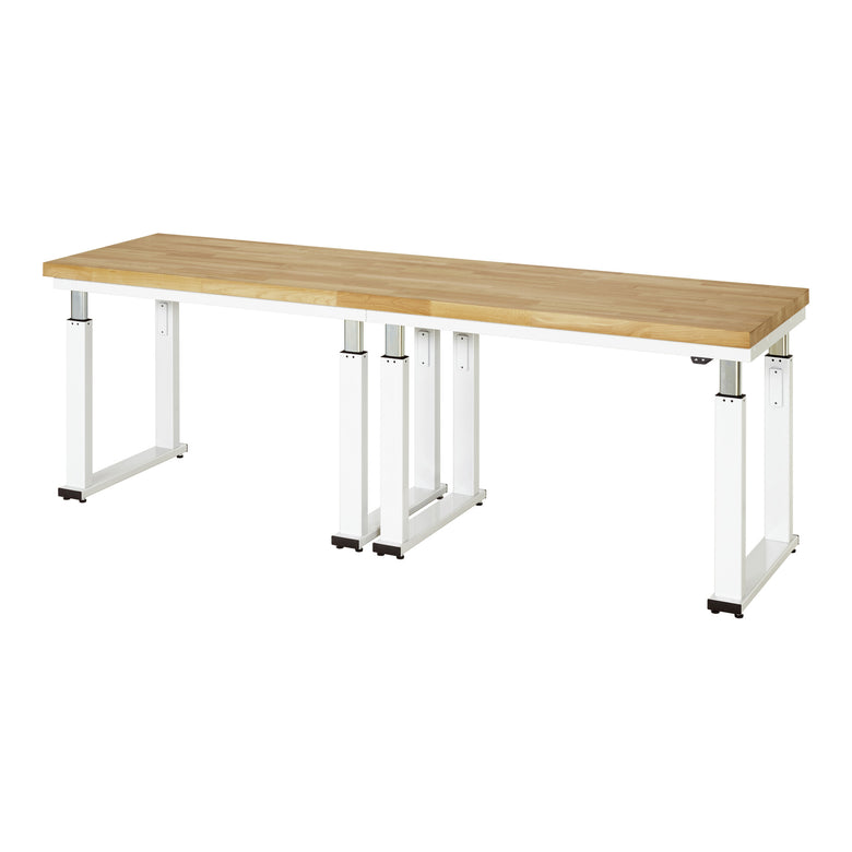 STIER Electrically Height-Adjustable Workbench Premium WxDxH 2500x700x740-1140 mm
