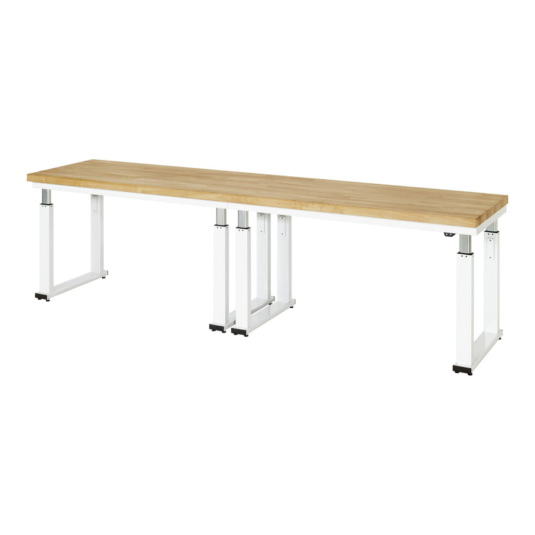 STIER Electrically Height-Adjustable Workbench Premium WxDxH 3000x700x740-1140 mm