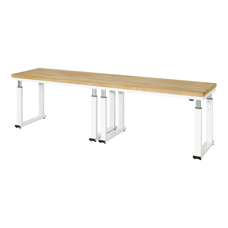STIER Electrically Height-Adjustable Workbench Premium WxDxH 3000x700x740-1140 mm