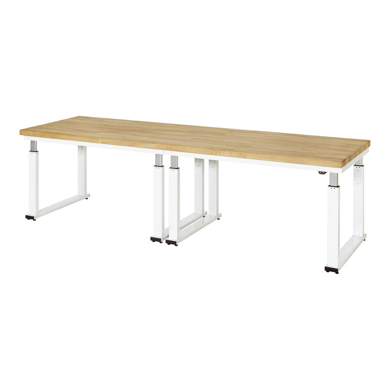 STIER Electrically Height-Adjustable Workbench Premium WxDxH 3000x900x740-1140 mm