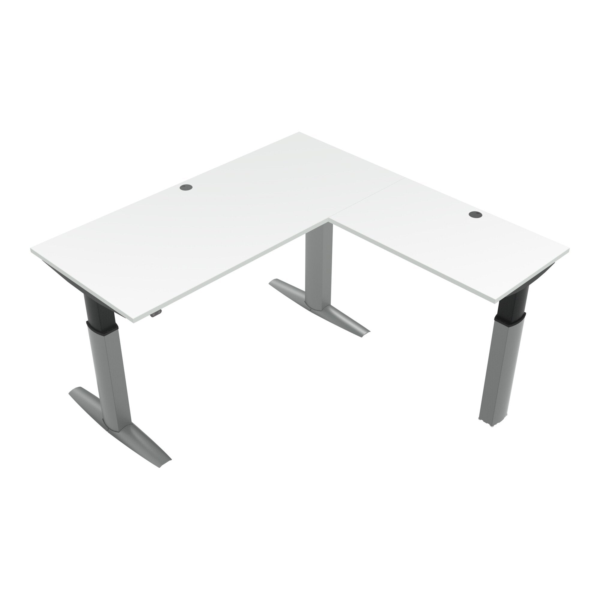 STIER height-adjustable corner desk electric ergonomic various colors