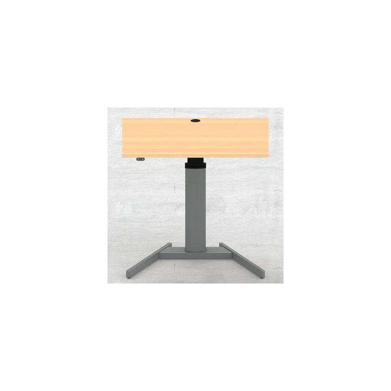 STIER Elektrisch höhenverstellbarer Steh-Tisch 501-19 100x80cm Buche mel.