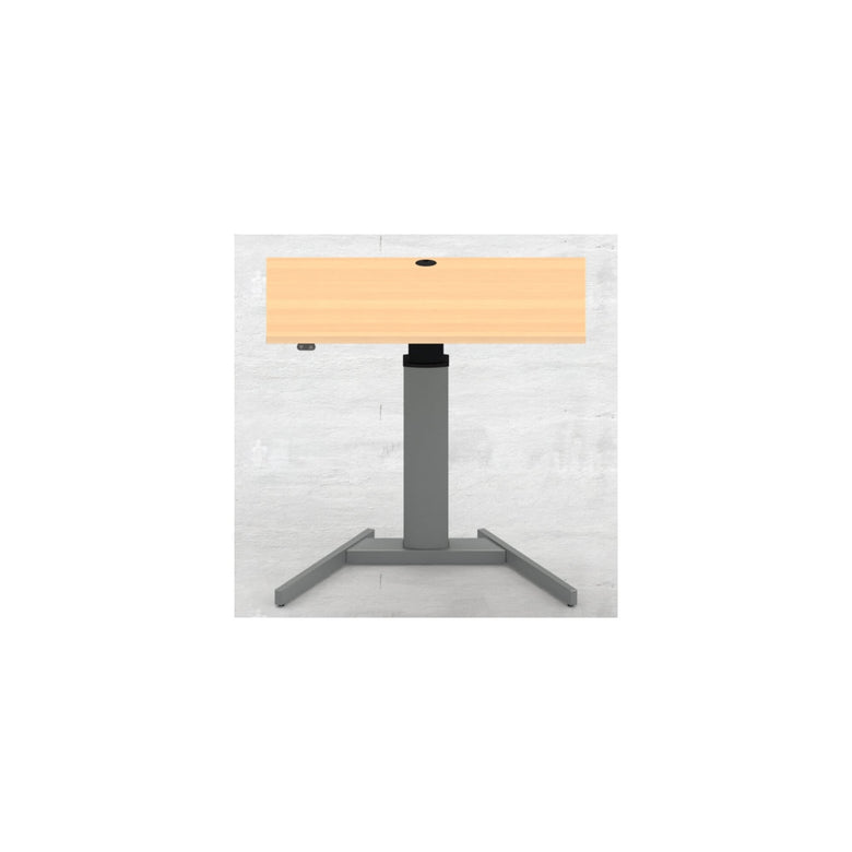 STIER Elektrisch höhenverstellbarer Steh-Tisch 501-19 100x80cm Buche mel.