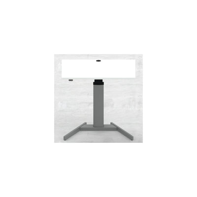 STIER Elektrisch höhenverstellbarer Steh-Tisch 501-19 100x80cm Weiß mel.