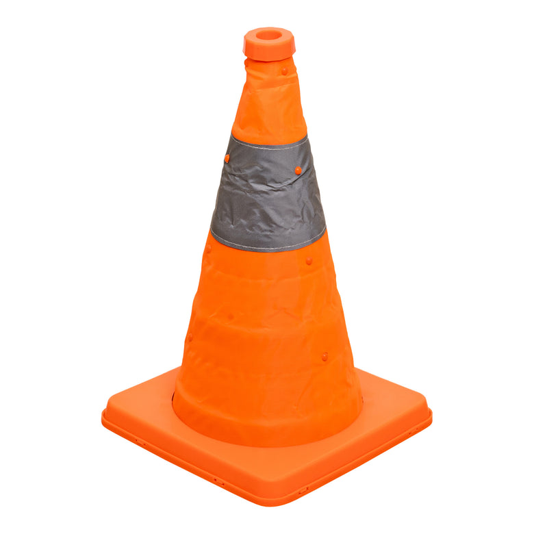 STIER Foldable traffic cone 420 mm 1 strip 5 pcs traffic cone warning cones
