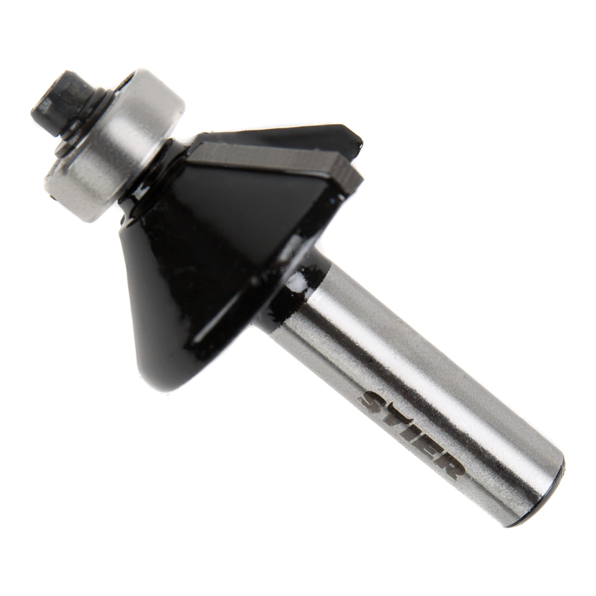 STIER Fasenfräser mit Kugellager HM (HW) Ø 28,6 mm Schaft- Ø 8 mm 45 Grad Fräser
