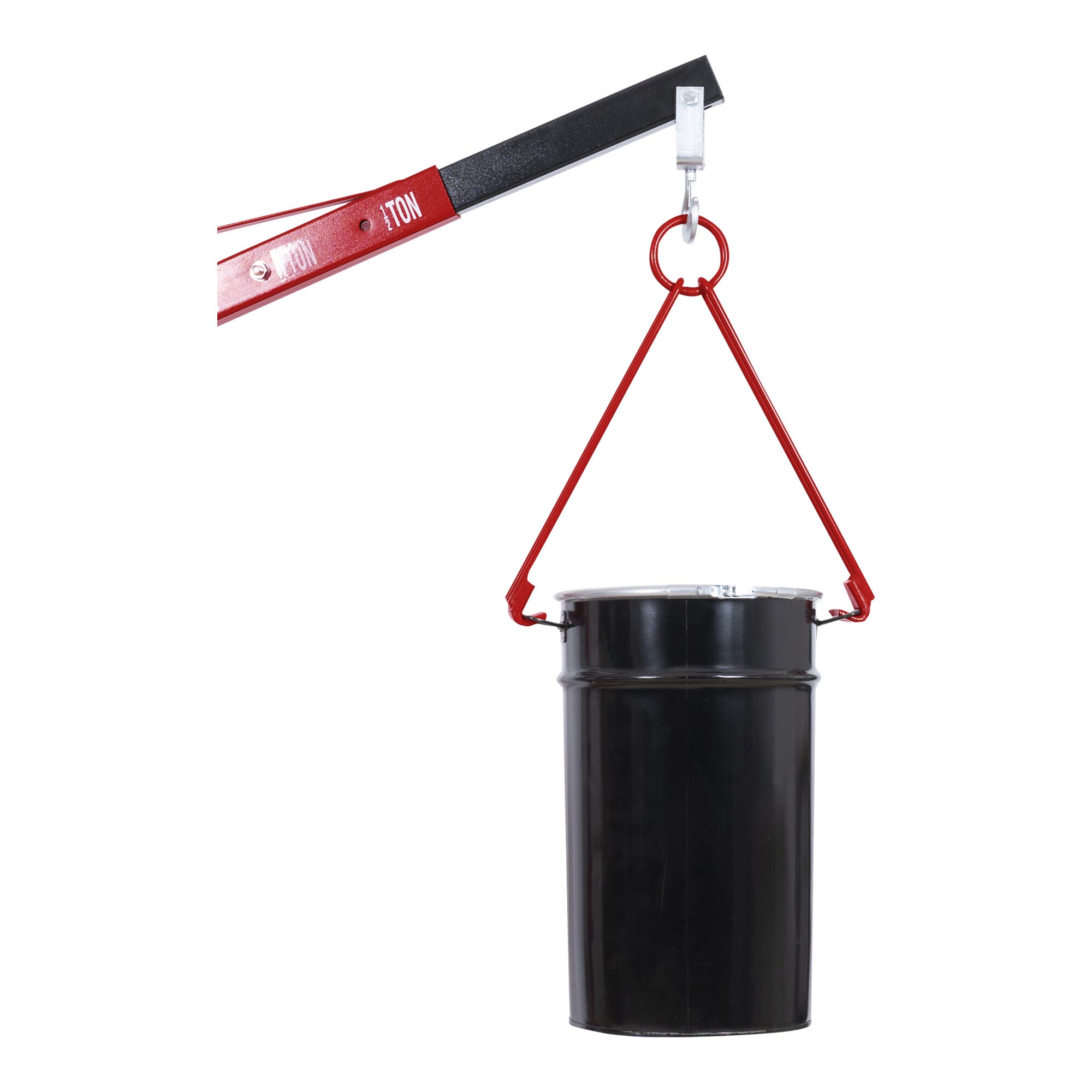 STIER drum tongs for horizontal steel drums, load capacity 500 kg