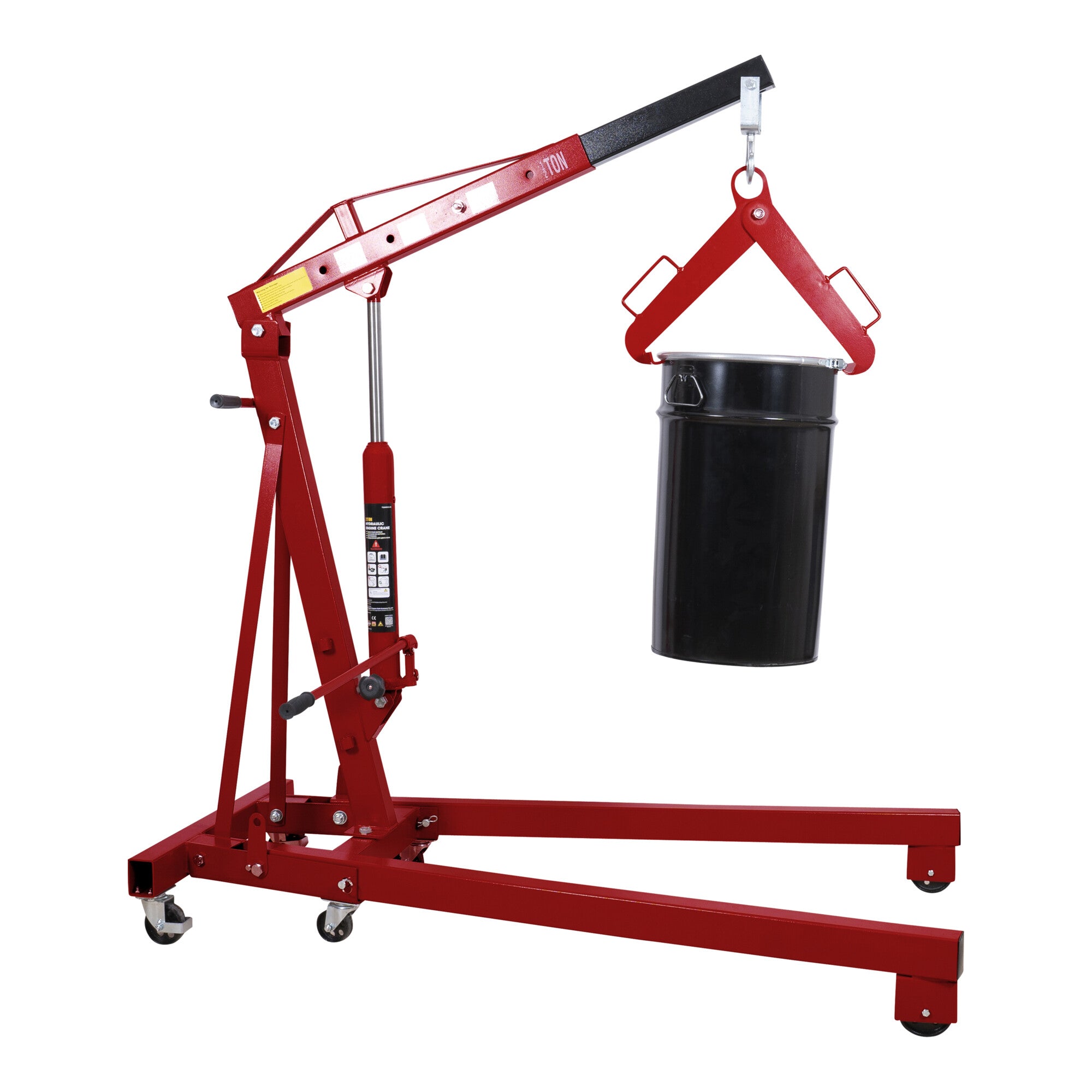 STIER drum tongs for upright steel drums, load capacity 500 kg