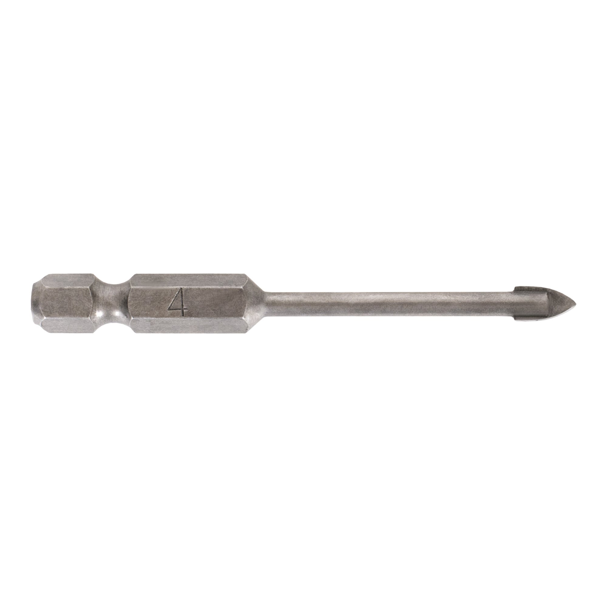STIER tile drill 4 mm size 1/4 inch bit HEX hexagon YG6X metal hardness value