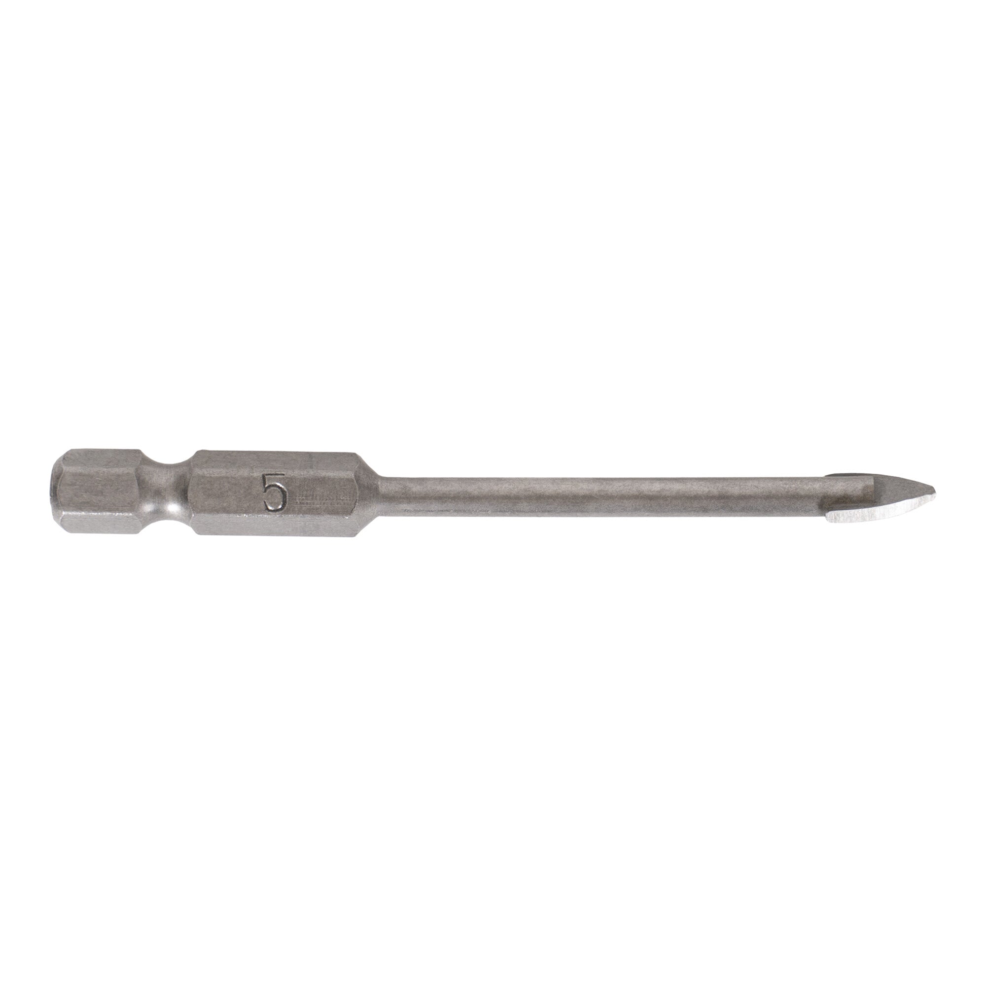 STIER Fliesenbohrer 5 mm Größe 1/4 Zoll Bit HEX Sechskant YG6X-Metall Härtewert