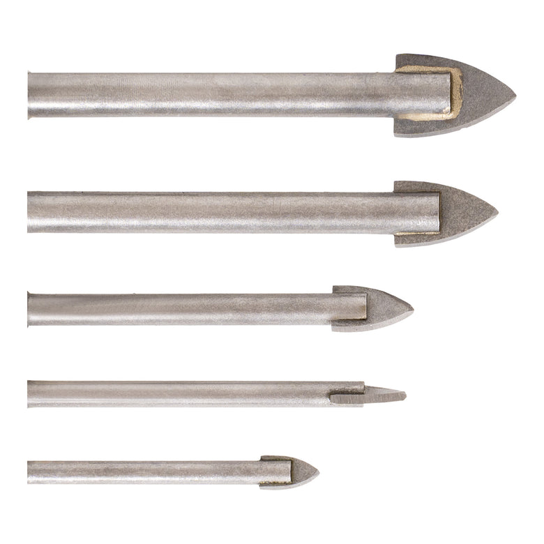 STIER tile drill set 5-piece 1/4 inch bit HEX hexagon extensive set