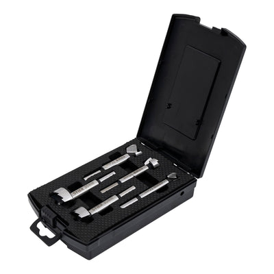 STIER high-quality Forstner bit set 5-piece in practical cassette 20 25 30