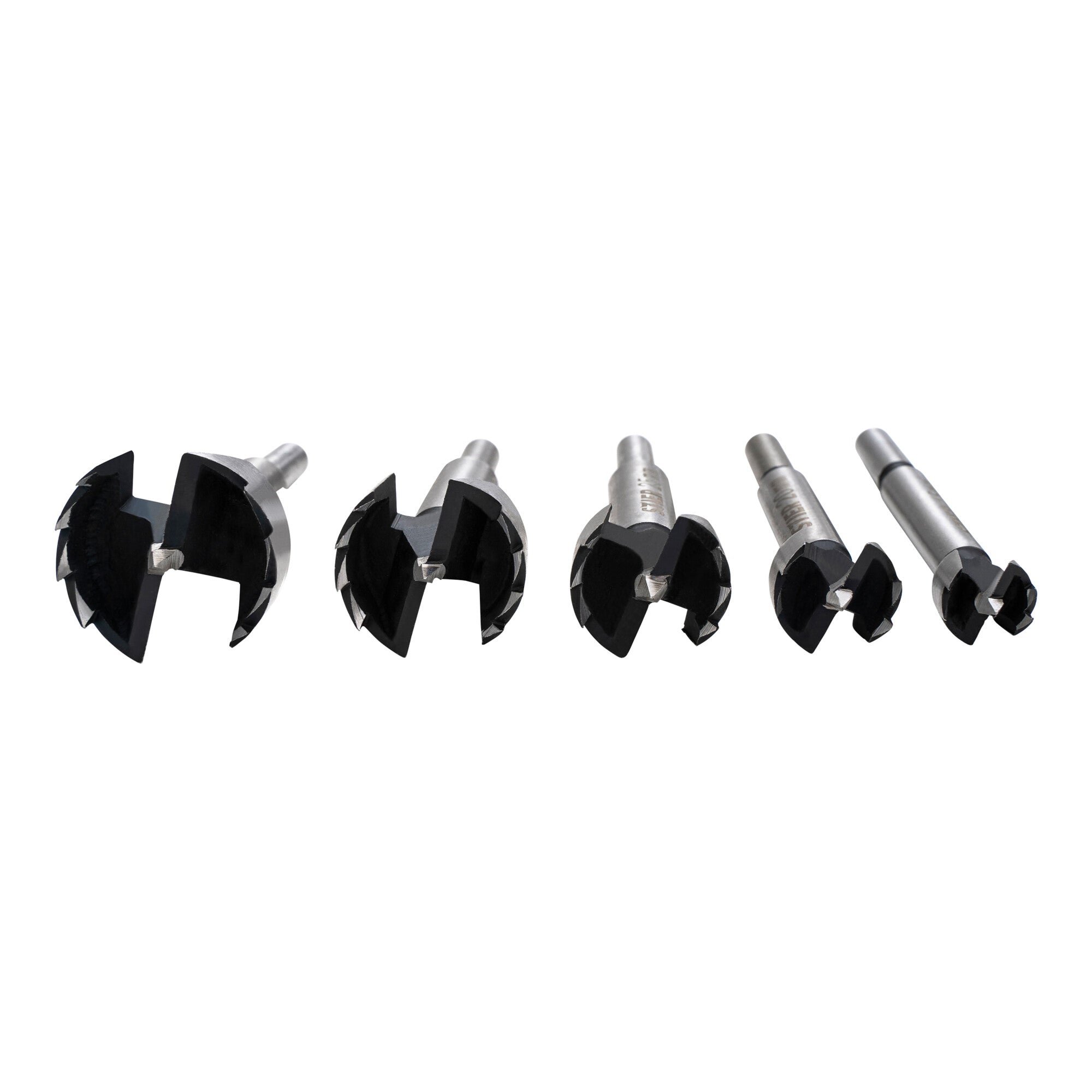 STIER high-quality Forstner bit set 5-piece in practical cassette 20 25 30