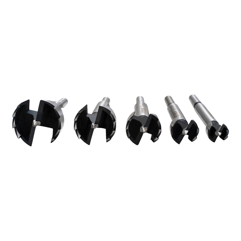 STIER high-quality Forstner bit set 5-piece in practical cassette 20 25 30