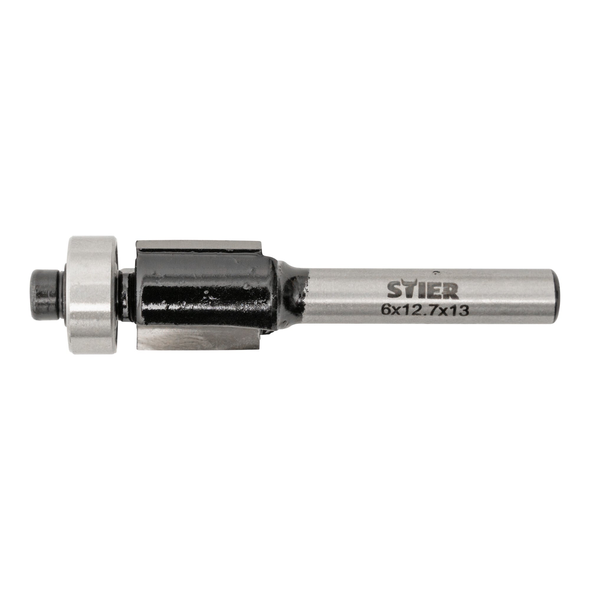 STIER milling cutter set 3-piece 6 mm shank groove cutter flush cutter round edge cutter