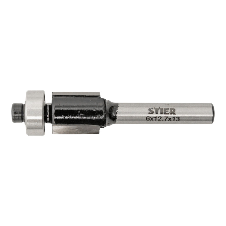 STIER milling cutter set 3-piece 6 mm shank groove cutter flush cutter round edge cutter
