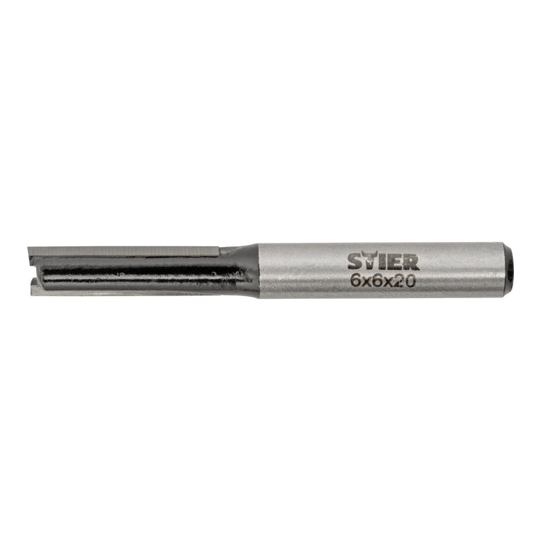 STIER milling cutter set 3-piece 6 mm shank groove cutter flush cutter round edge cutter