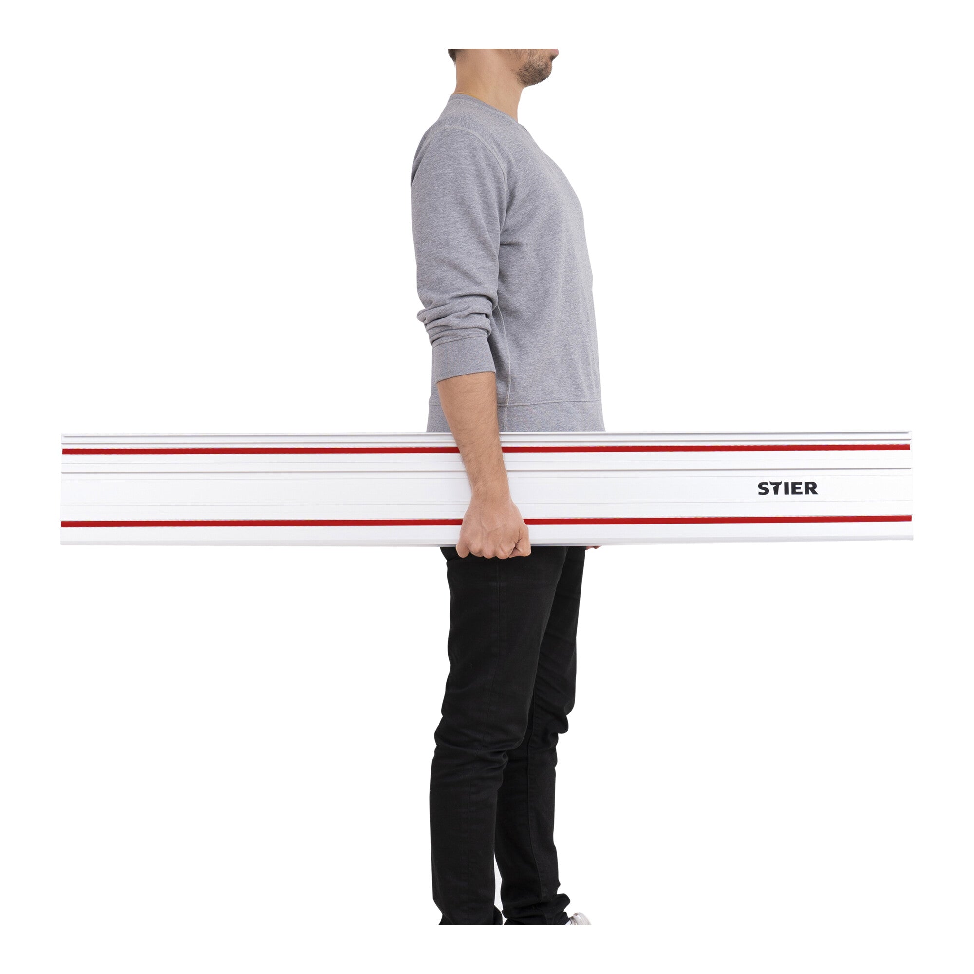 STIER Führungsschiene Schienensystem Länge 1400 mm mit Aluminium-Schiene und