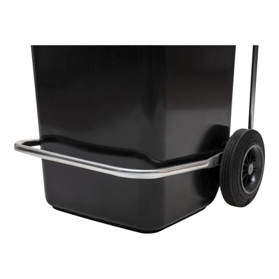 STIER foot pedal lid opener for large waste containers 240 l easy to retrofit without