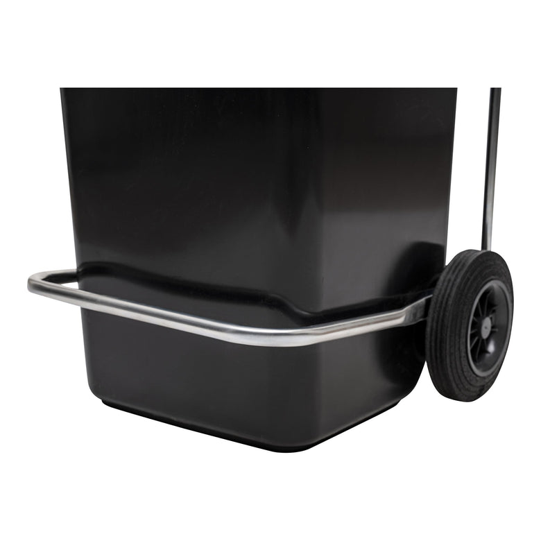 STIER foot pedal lid opener for large waste containers 240 l easy to retrofit without