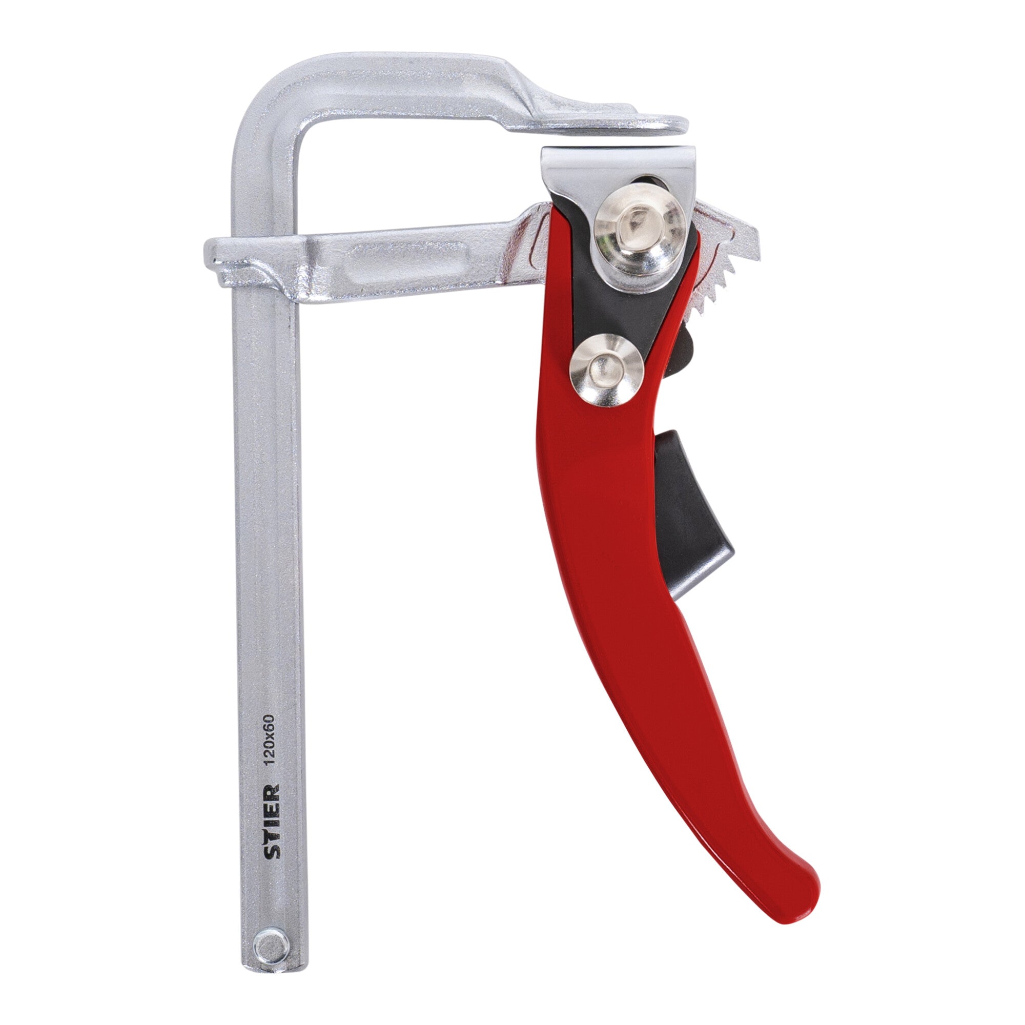 STIER all-steel lever clamp FHZ 120/60 with up to 1570 Nm clamping force