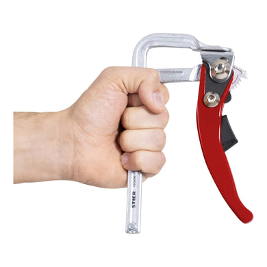 STIER all-steel lever clamp FHZ 120/60 with up to 1570 Nm clamping force