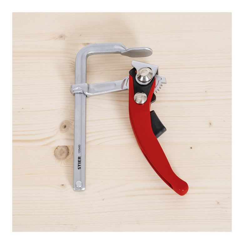 STIER all-steel lever clamp FHZ 120/60 with up to 1570 Nm clamping force