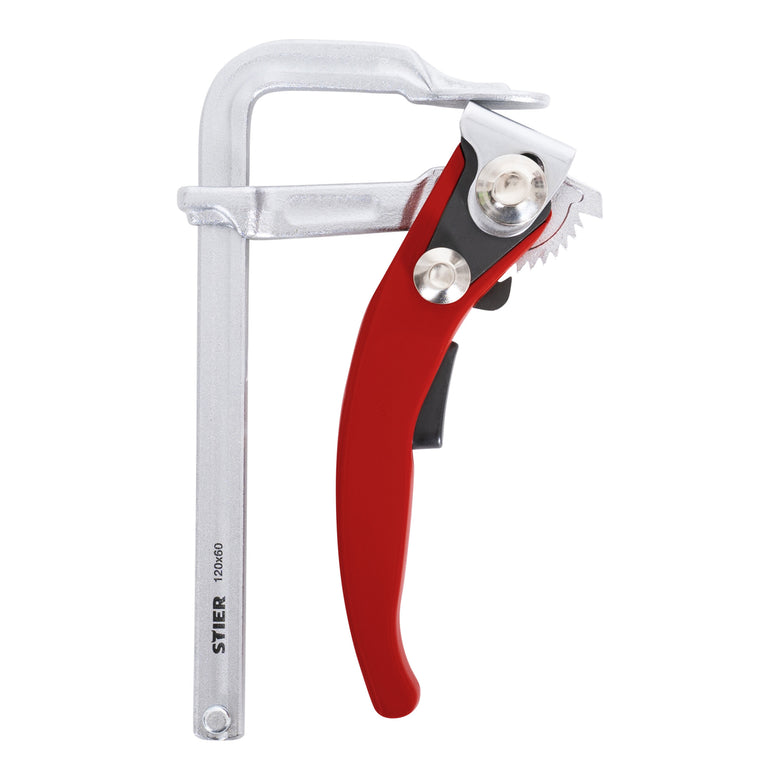 STIER all-steel lever clamp FHZ 120/60 with up to 1570 Nm clamping force