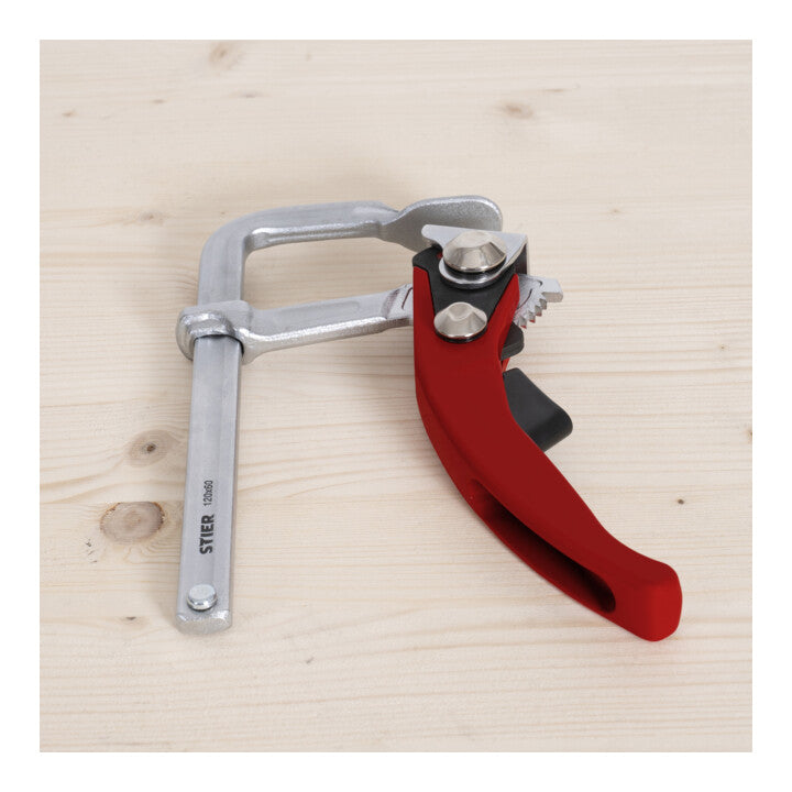 STIER all-steel lever clamp FHZ 120/60 with up to 1570 Nm clamping force