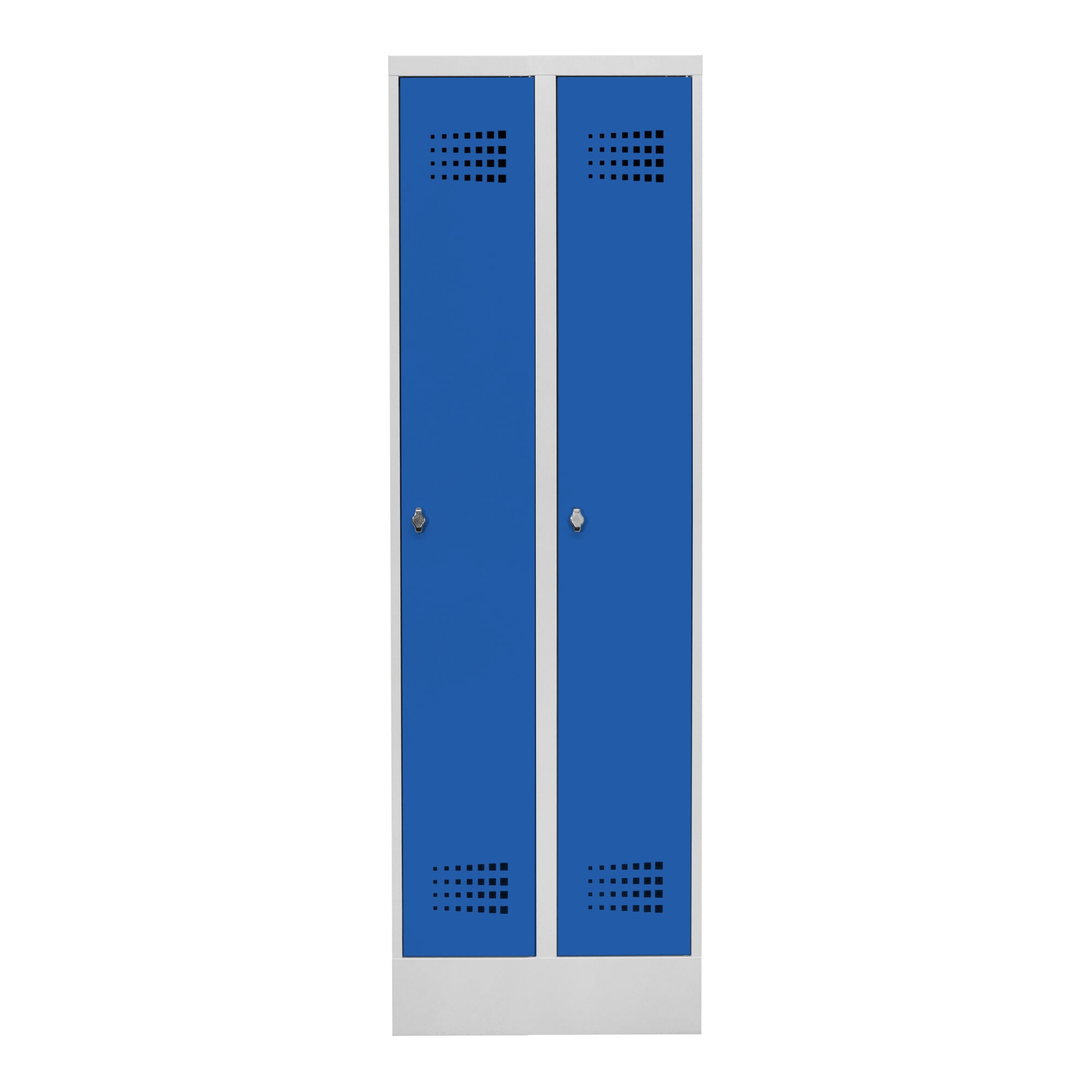 STIER Premium wardrobe locker with base 2 compartments turn lock