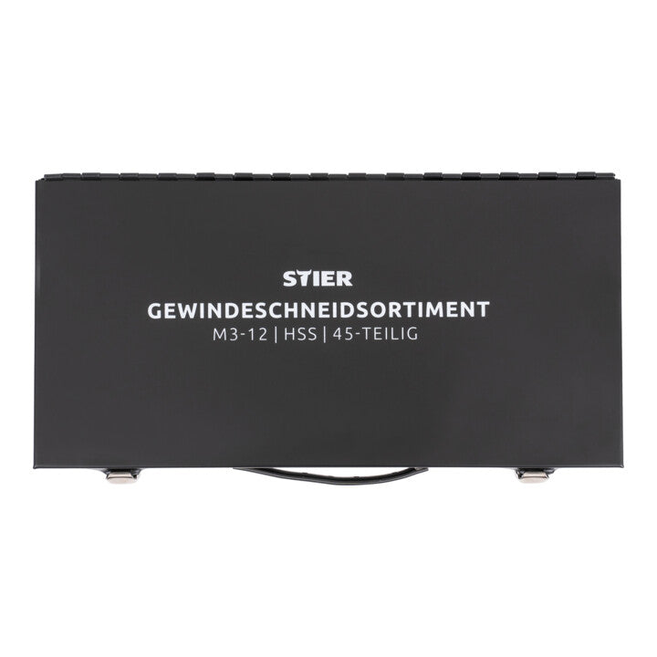 STIER Gewindeschneid Set mit Gewindebohrern unterschiedliche Größen