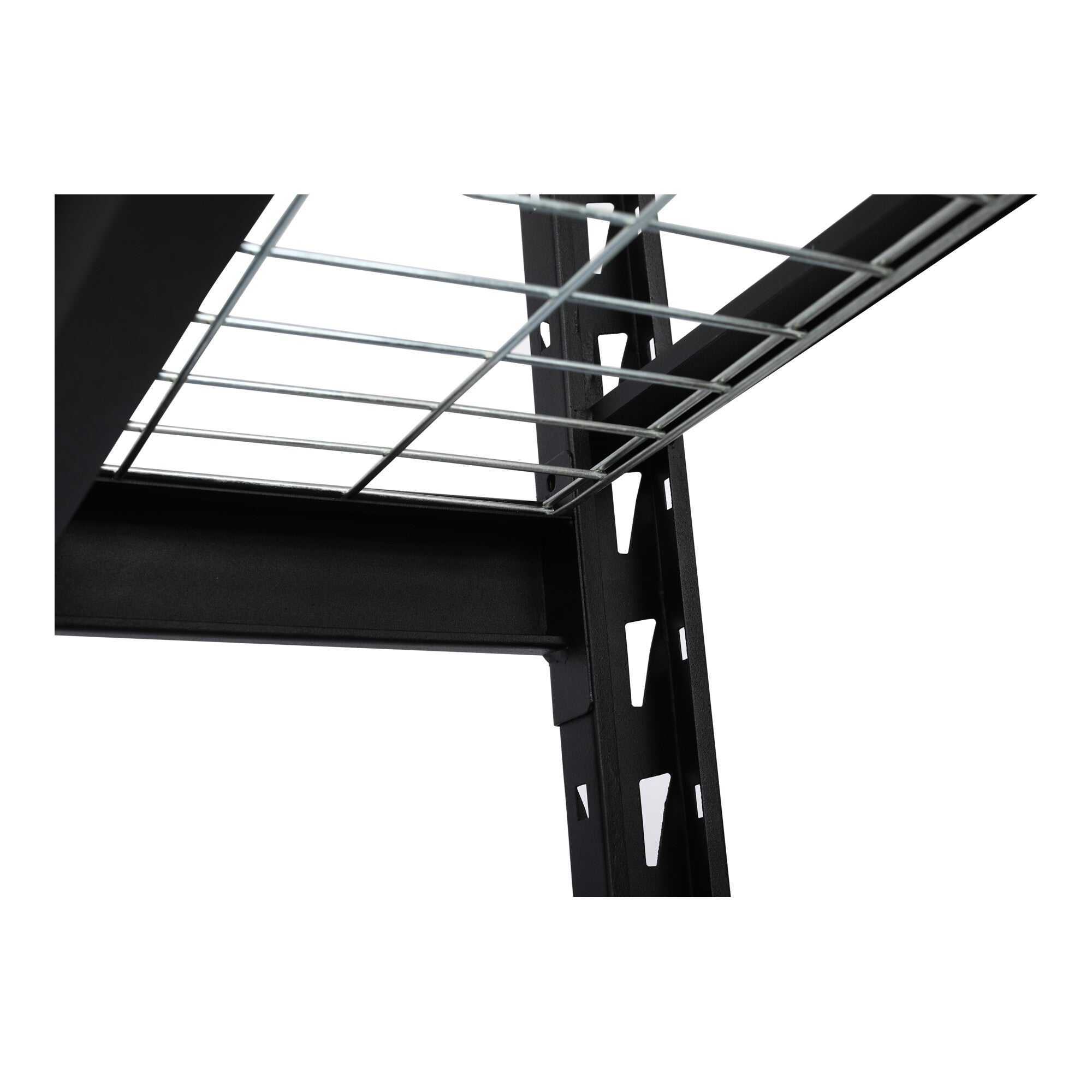 STIER Grid Shelving Unit | Shelf load 400 kg | HxWxD 1830x1950x610 mm | 4 shelves | Steel frame | Shelving system