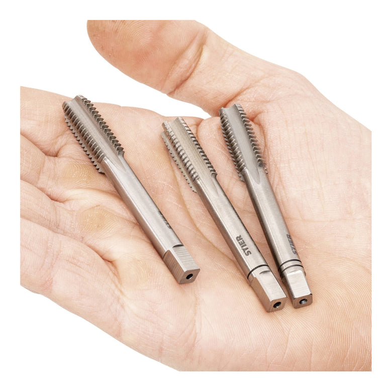 STIER hand tap set 3-piece pre-, middle- and finishing tap