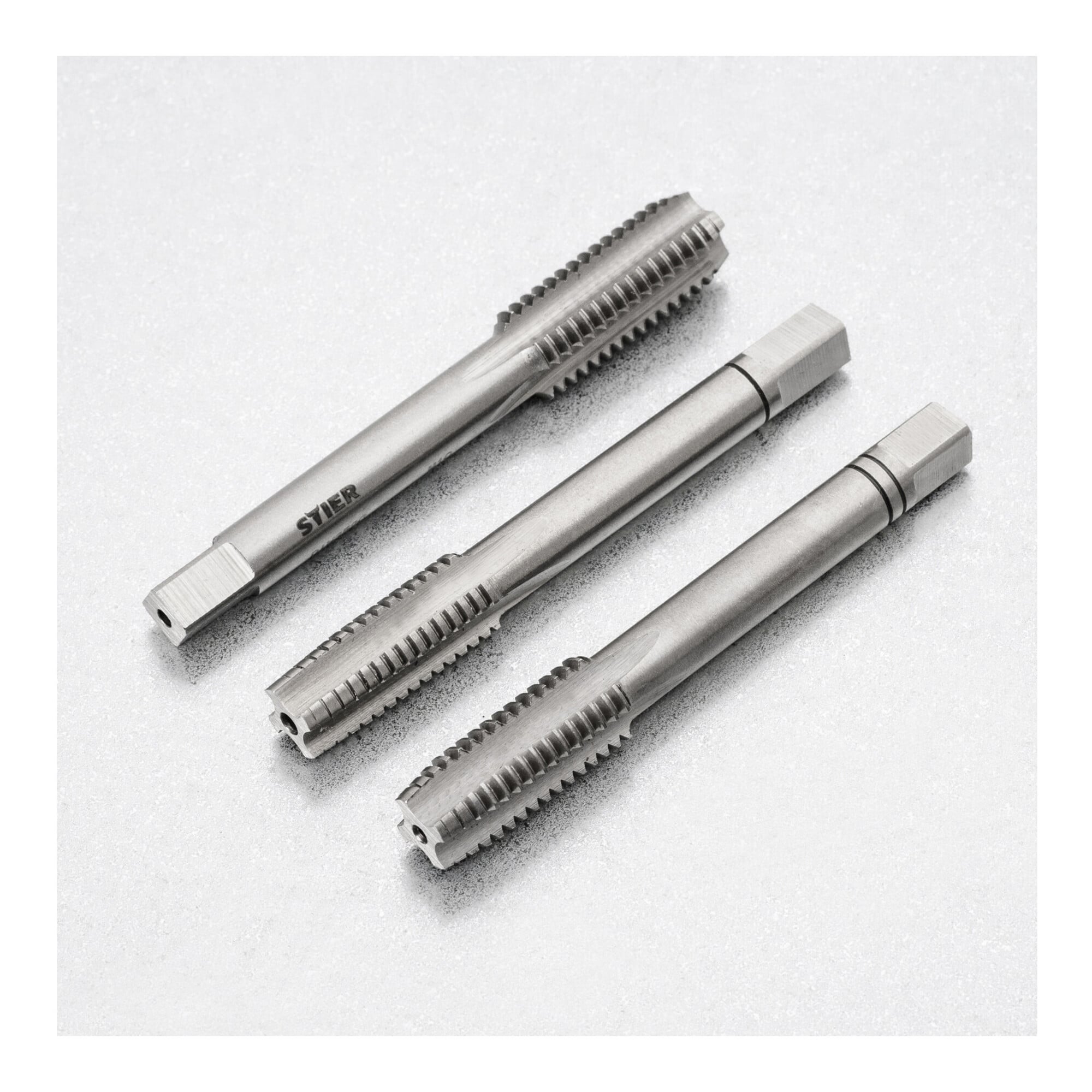 STIER hand tap set 3-piece pre-, middle- and finishing tap