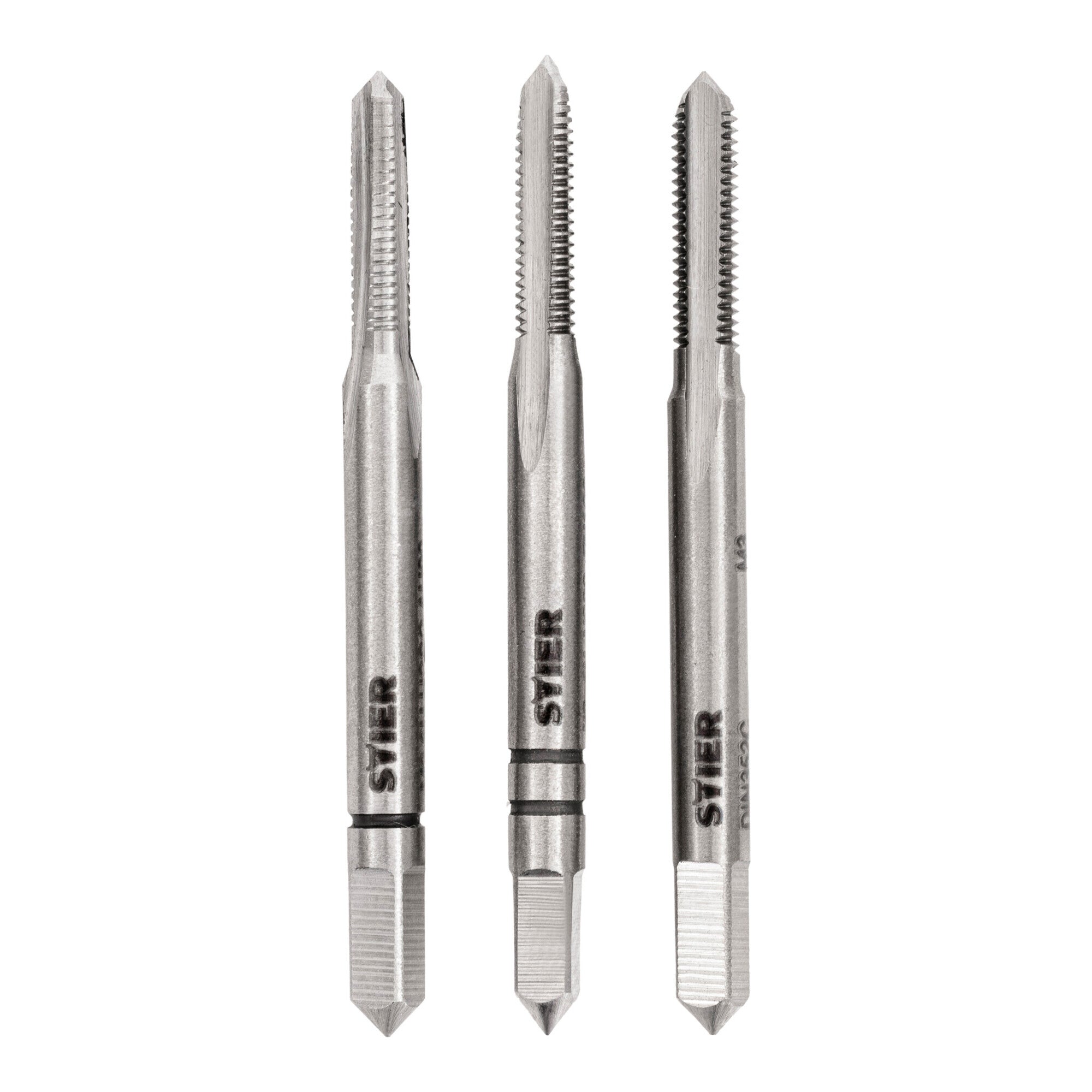 STIER hand tap set 3-piece pre-, middle- and finishing tap