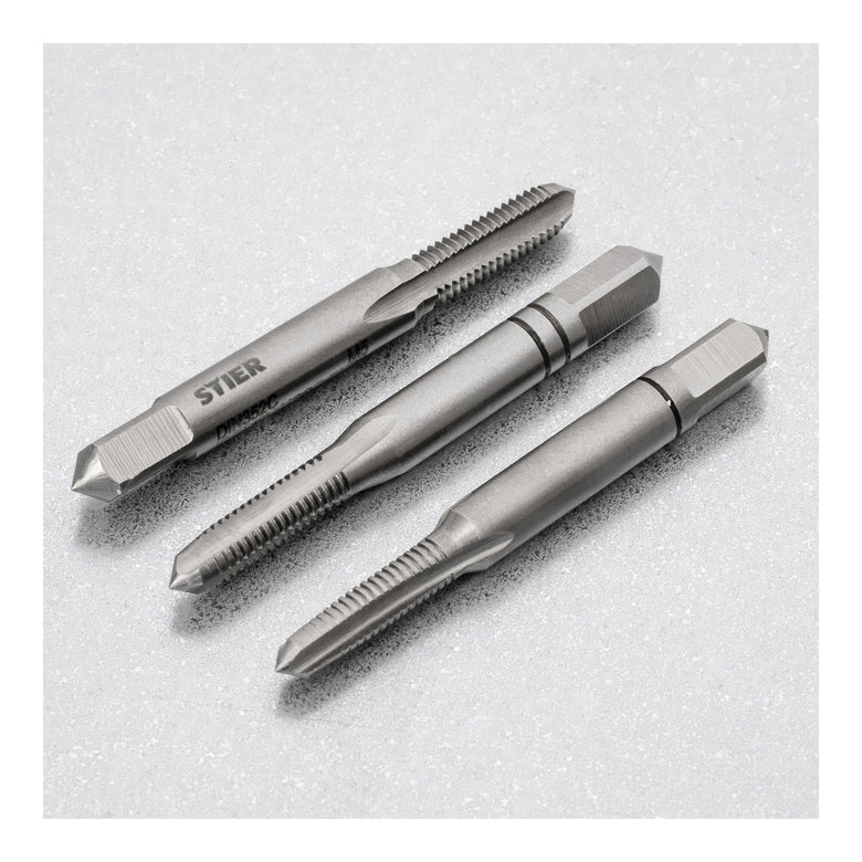 STIER hand tap set 3-piece pre-, middle- and finishing tap