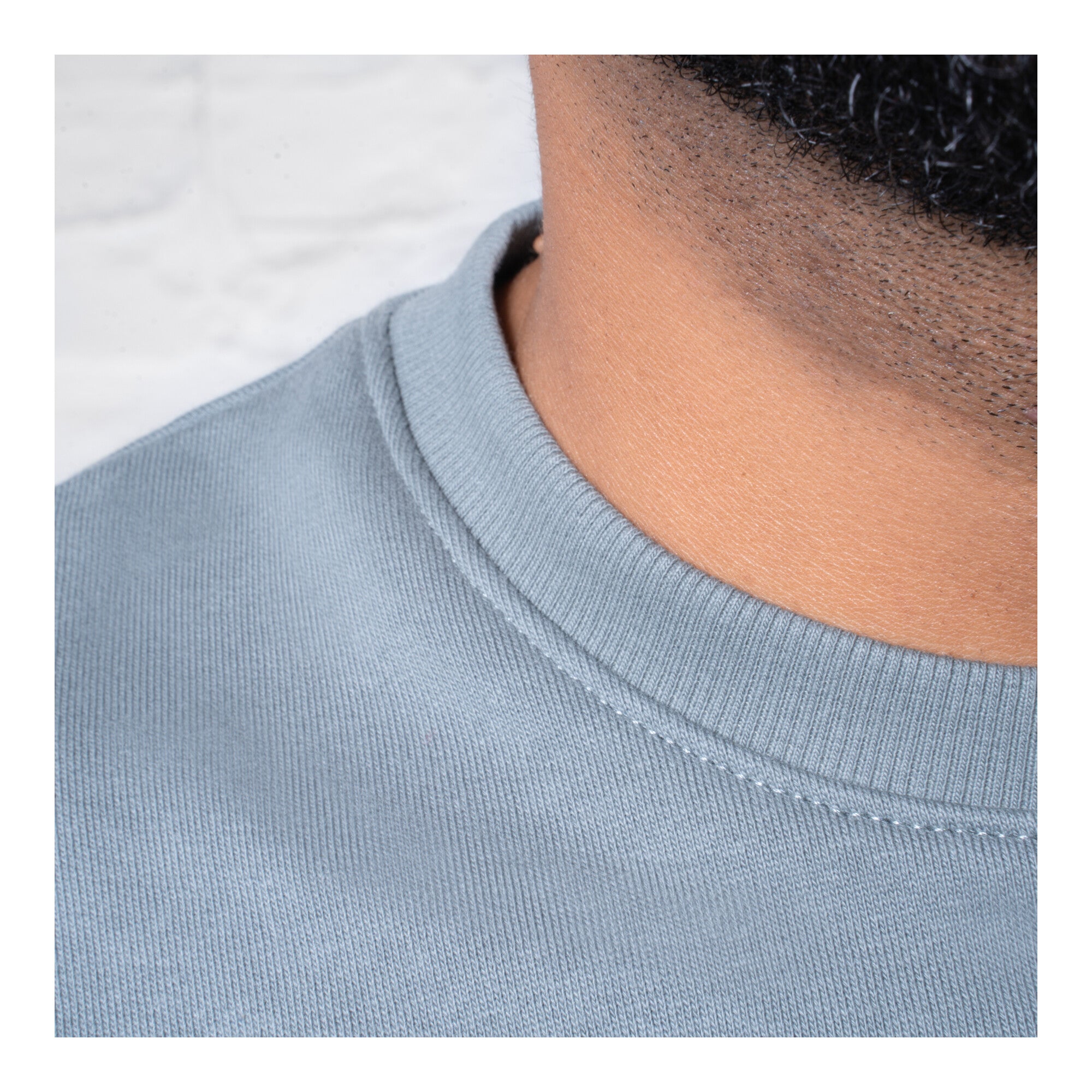 STIER Heavy Crew Sweater duty organic cotton S sedona sage