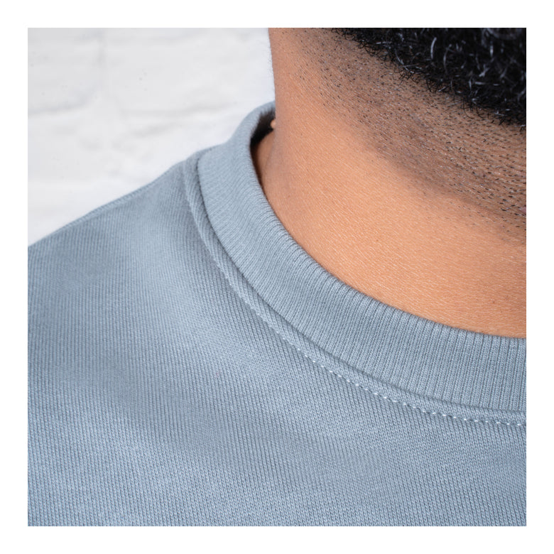 STIER Heavy Crew Sweater duty organic cotton S sedona sage