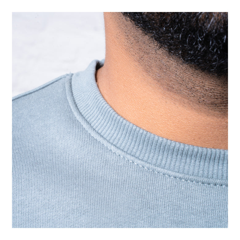 STIER Heavy Crew Sweater utility organic cotton S sedona sage