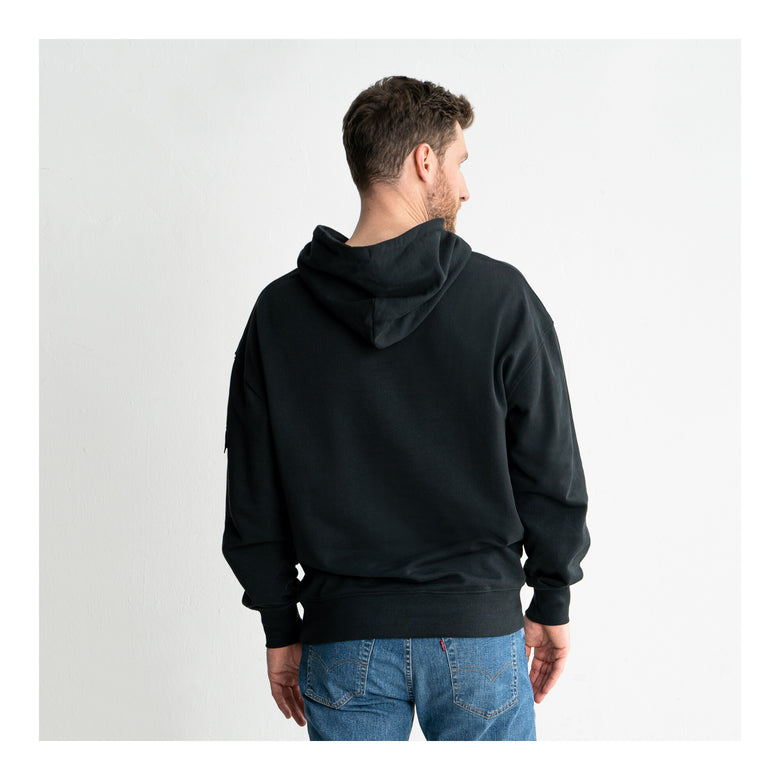 STIER Heavy Hoodie Functional Pocket organic cotton L Black