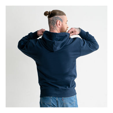 STIER Heavy Hoodie Functional Pocket organic cotton L Navy