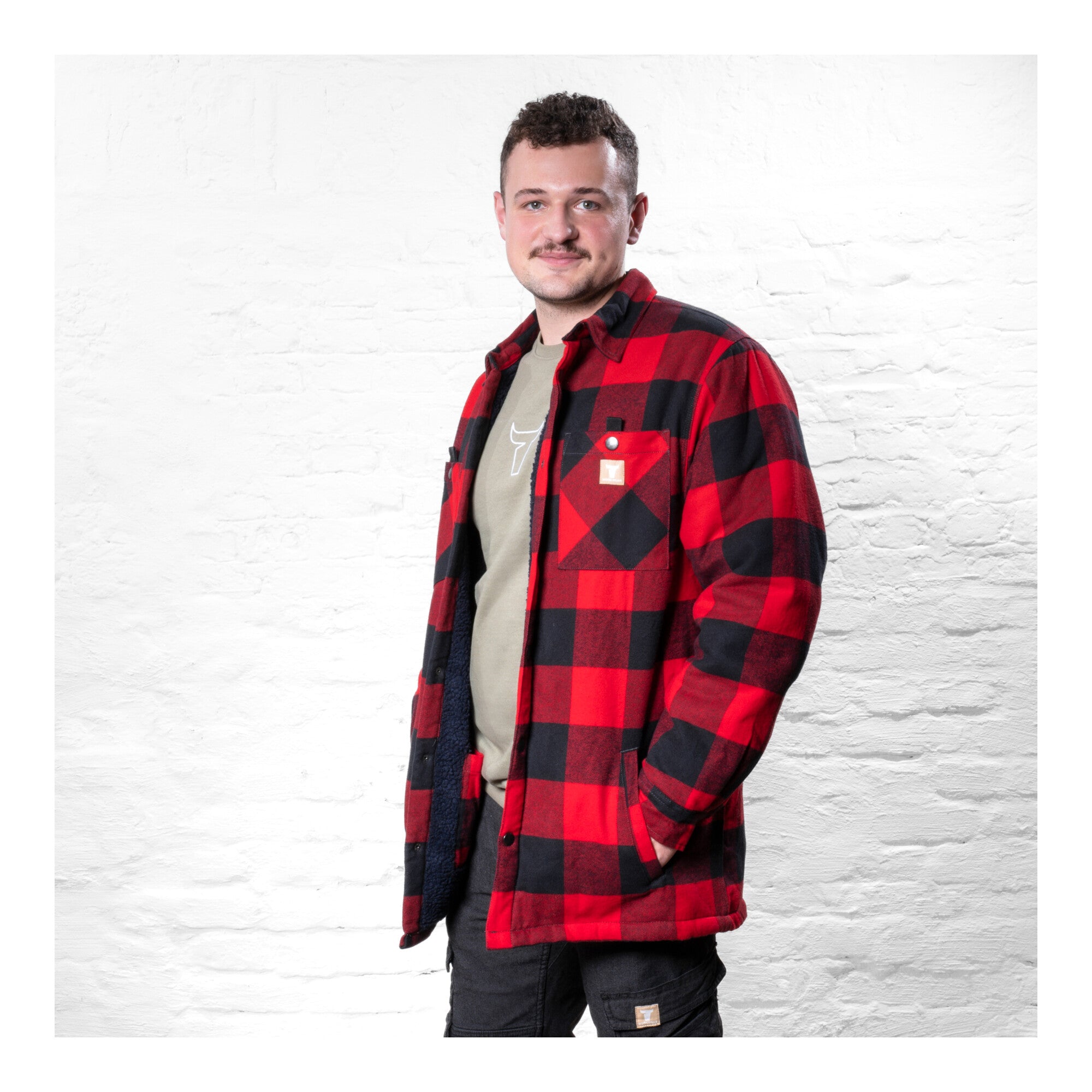 STIER Heavy Lumber Jacket bci cotton XXL buffalo plaid red