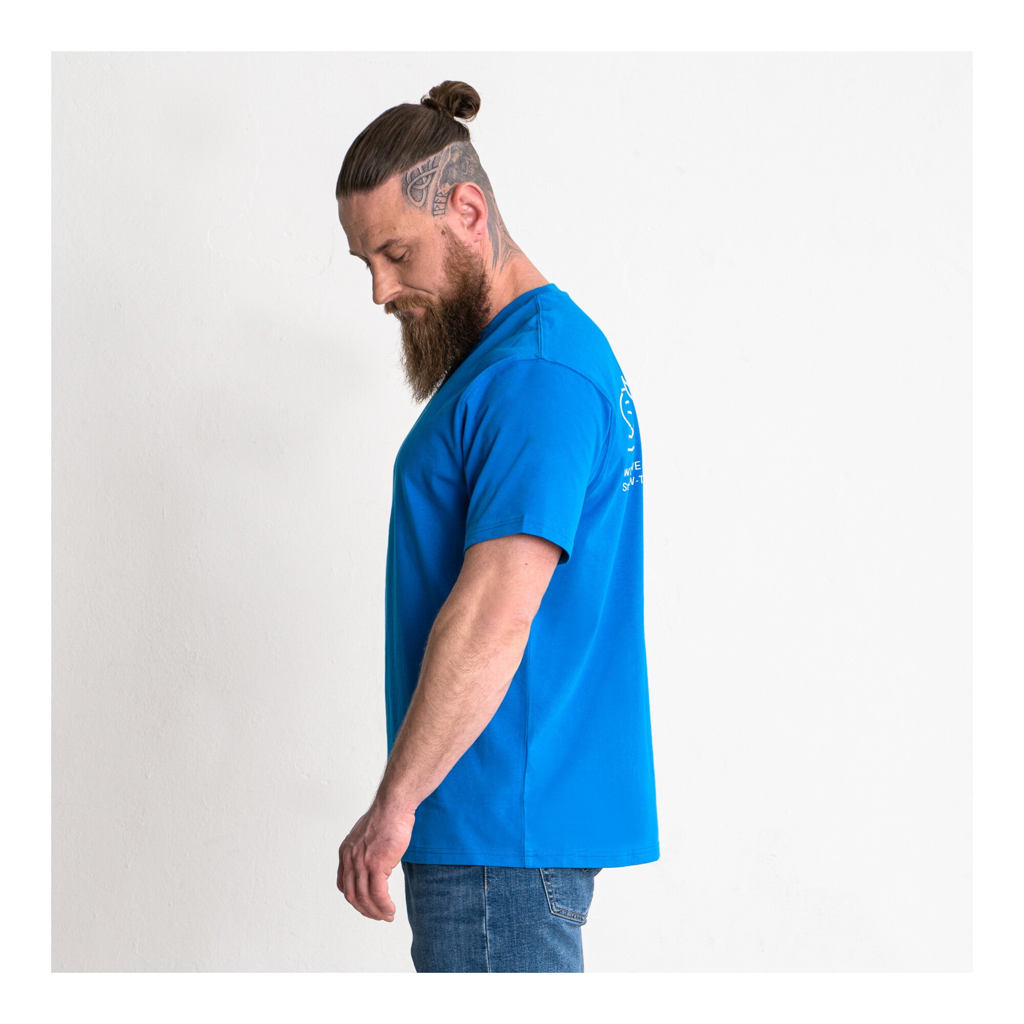 STIER Heavy Tee Logo Capsule organic cotton S Indigo Blue