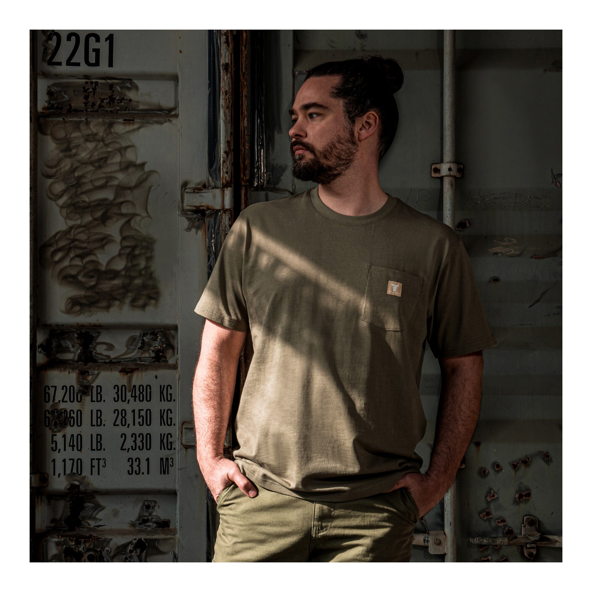 STIER Heavy Tee Pocket organic cotton S Black